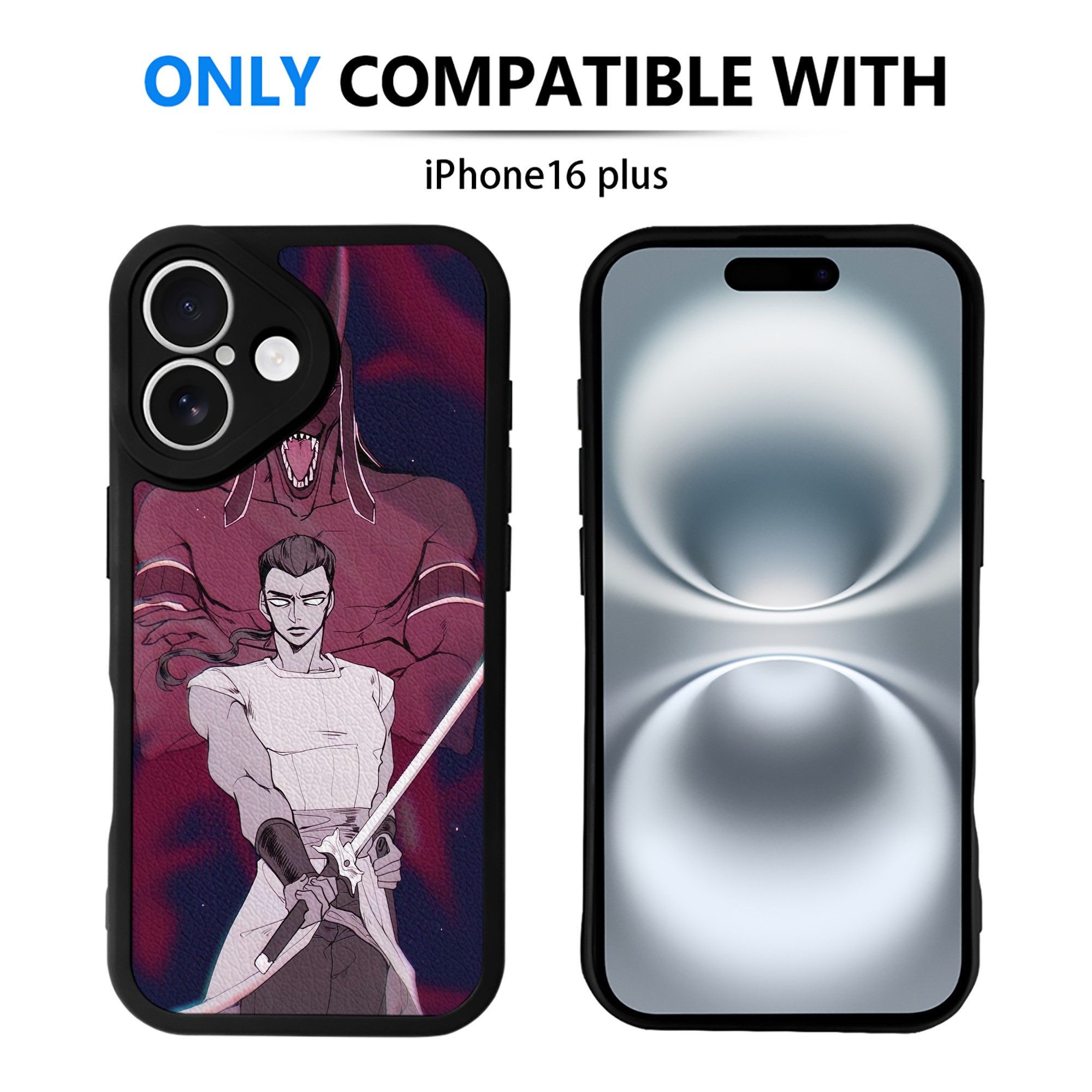 （画像用） ジョジョの奇妙な冒険 JoJo's Bizarre Adventure 【iPhone 16シリーズ対応】シリコンスマホケース（レザー調） 材質：シリコン